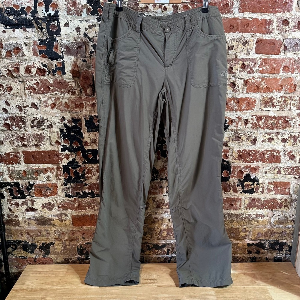 The North Face Pants Womens 14 Brown Hiking Pants Lightweight Roll tab
